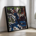 Begegnung Schlemihls mit dem grauen Mannlein auf der Landstrasse 1915 Ernst Ludwig Kirchner 4 mockup