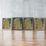 Begegnung ca 1929 Ernst Ludwig Kirchner framed posters mockup