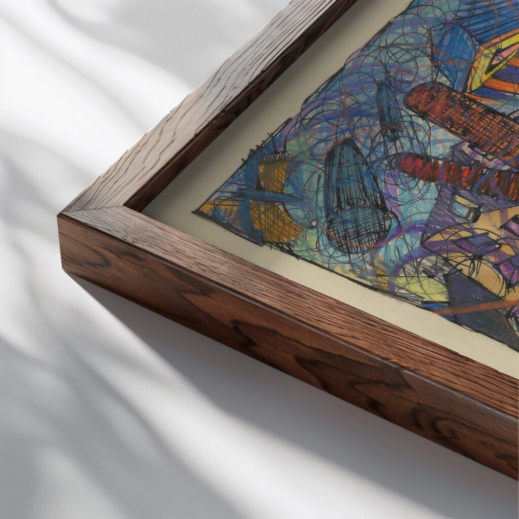 Beginn des zwanzigsten Jahrhunderts around 1923 Karl Wiener close up dark wood mockup
