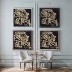 Begrussung Greeting August Macke framed posters mockup