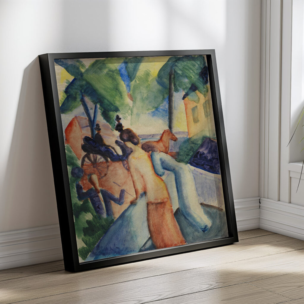 Begrussung Thunersee 1913 August Macke 4 mockup