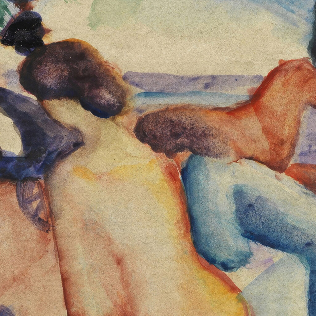 Begrussung Thunersee 1913 August Macke 8 mockup