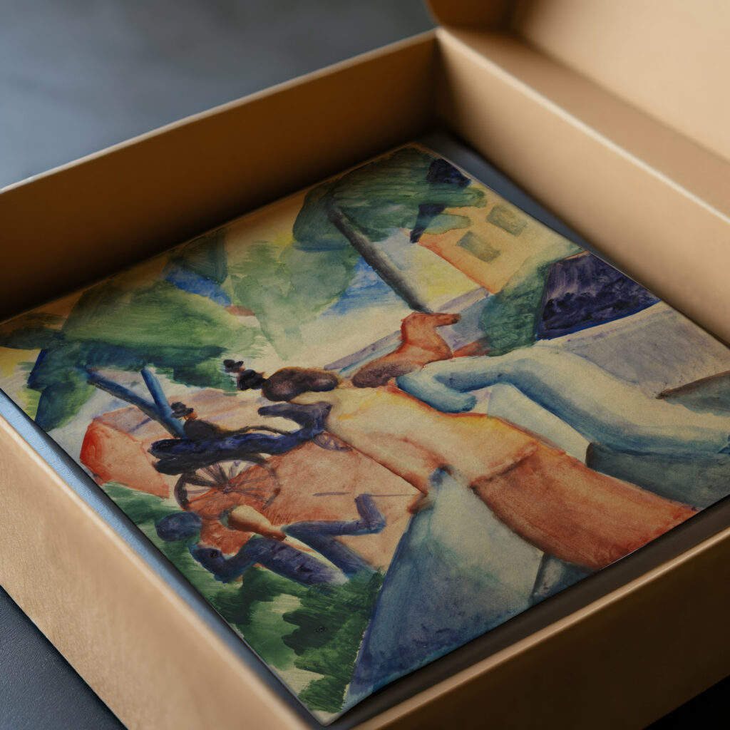 Begrussung Thunersee 1913 August Macke video mockup