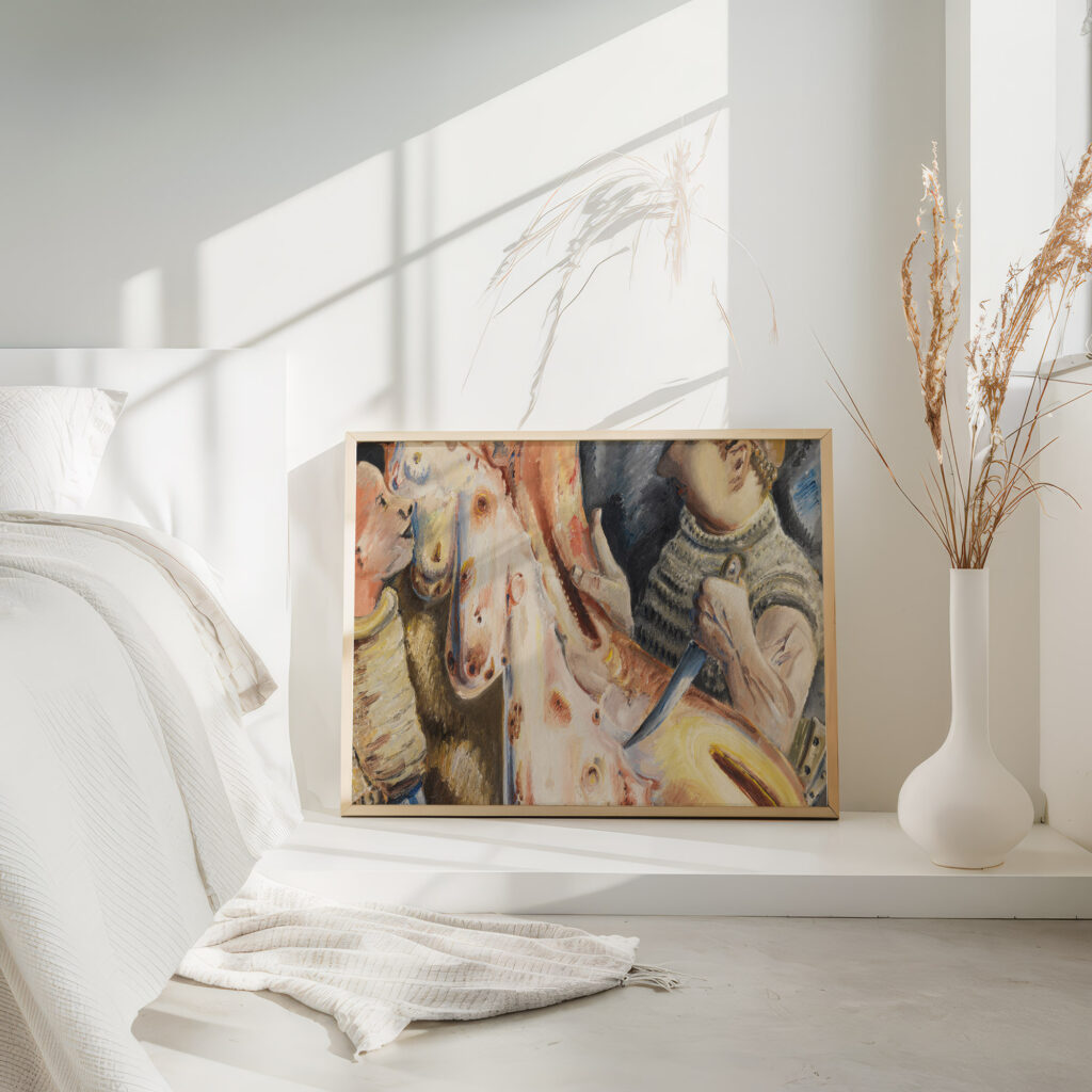 Beim Schlachten 1926 Paul Kleinschmidt 4 mockup