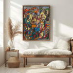 Belebte Landschaft 1925 Adolf Holzel 5 mockup