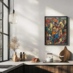 Belebte Landschaft 1925 Adolf Holzel 6 mockup