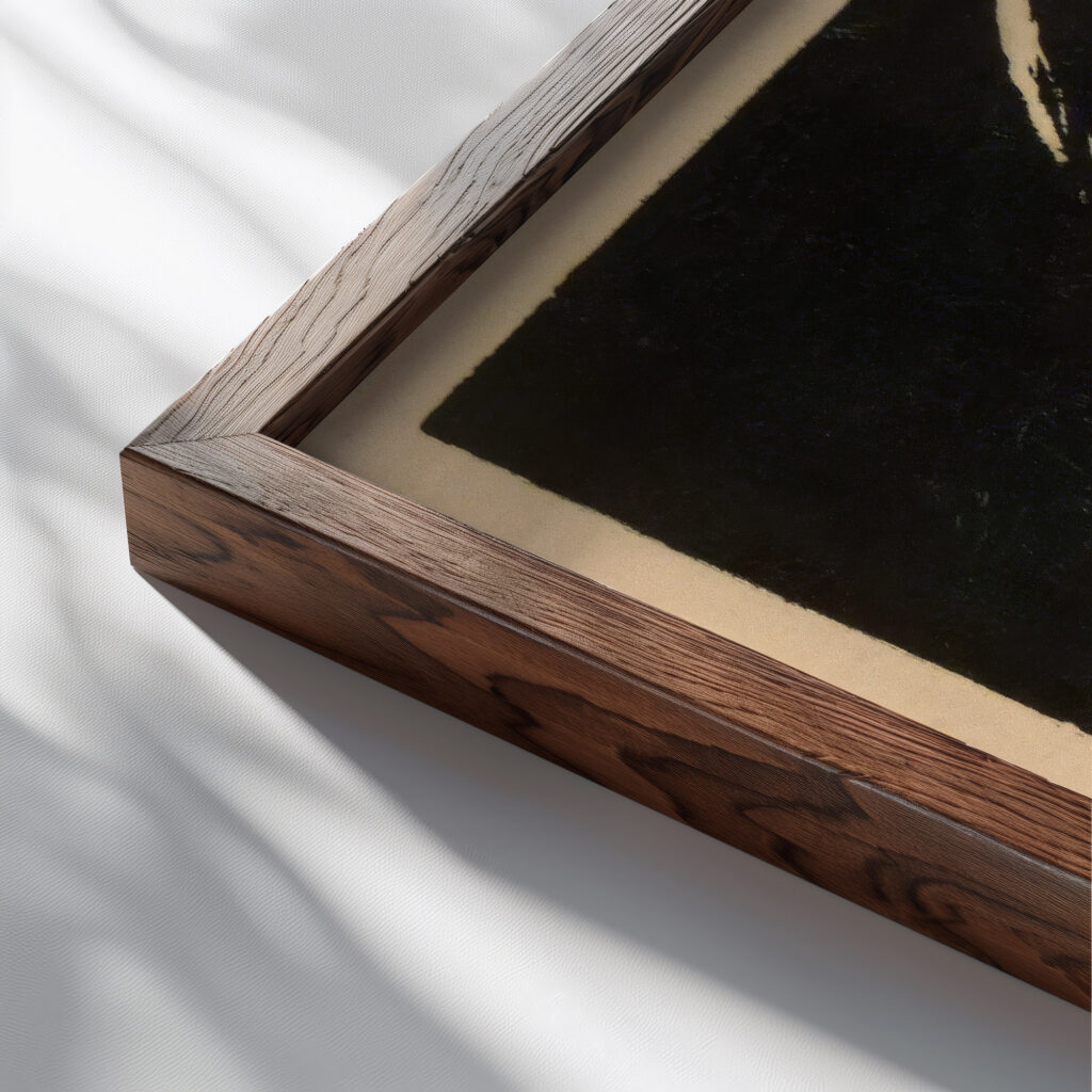 Bell Hangman 1917 Jerzy Hulewicz close up dark wood mockup