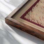 Bell Hill 1923 Fujimori Shizuo close up dark wood mockup