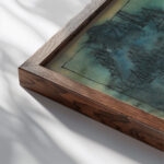 Below the Enchanted Castle Jan Novak close up dark wood mockup