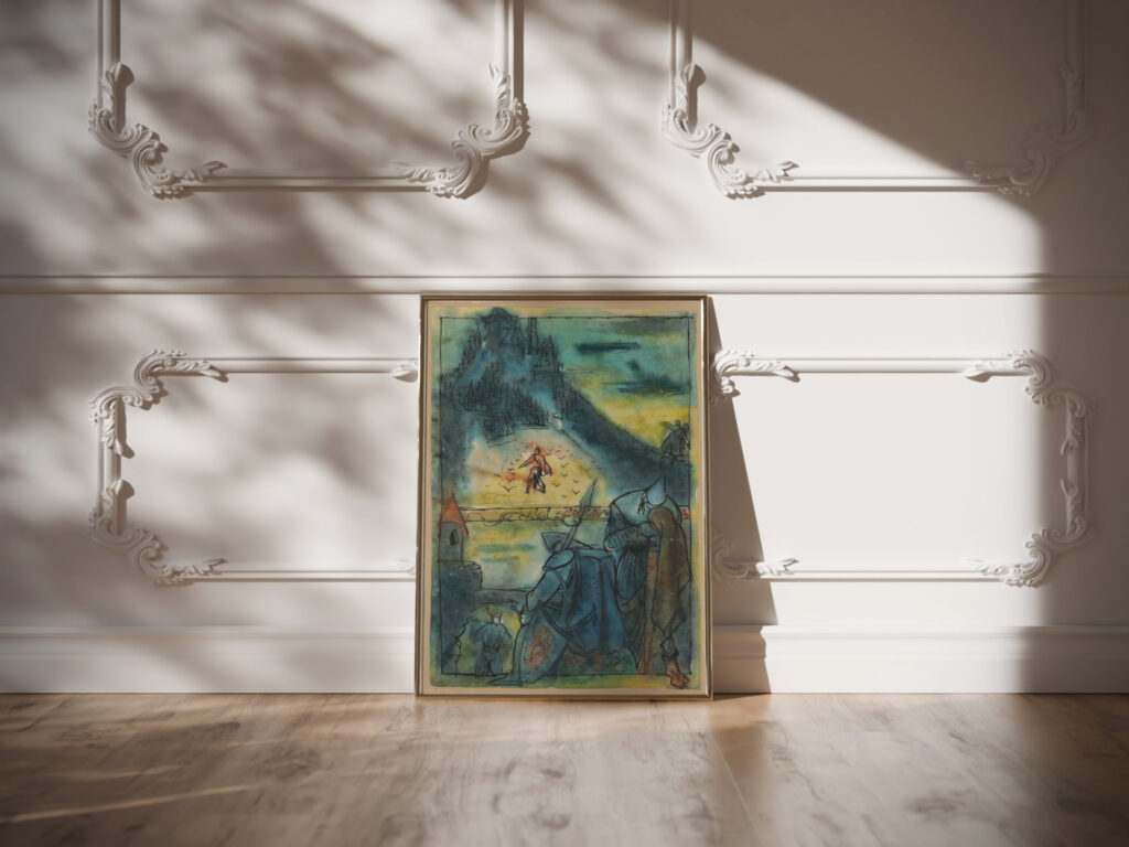 Below the Enchanted Castle Jan Novak video mockup