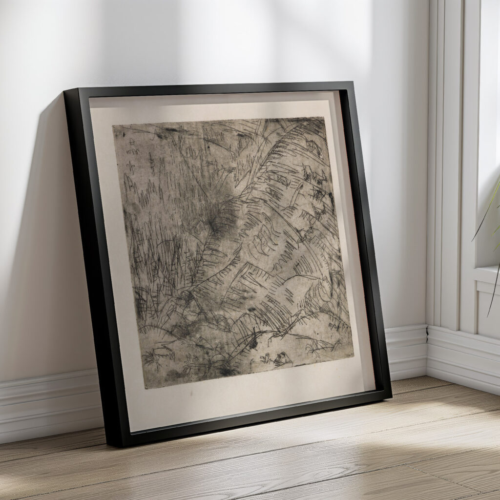 Berghang mit Ziegen 1920 Ernst Ludwig Kirchner 4 mockup