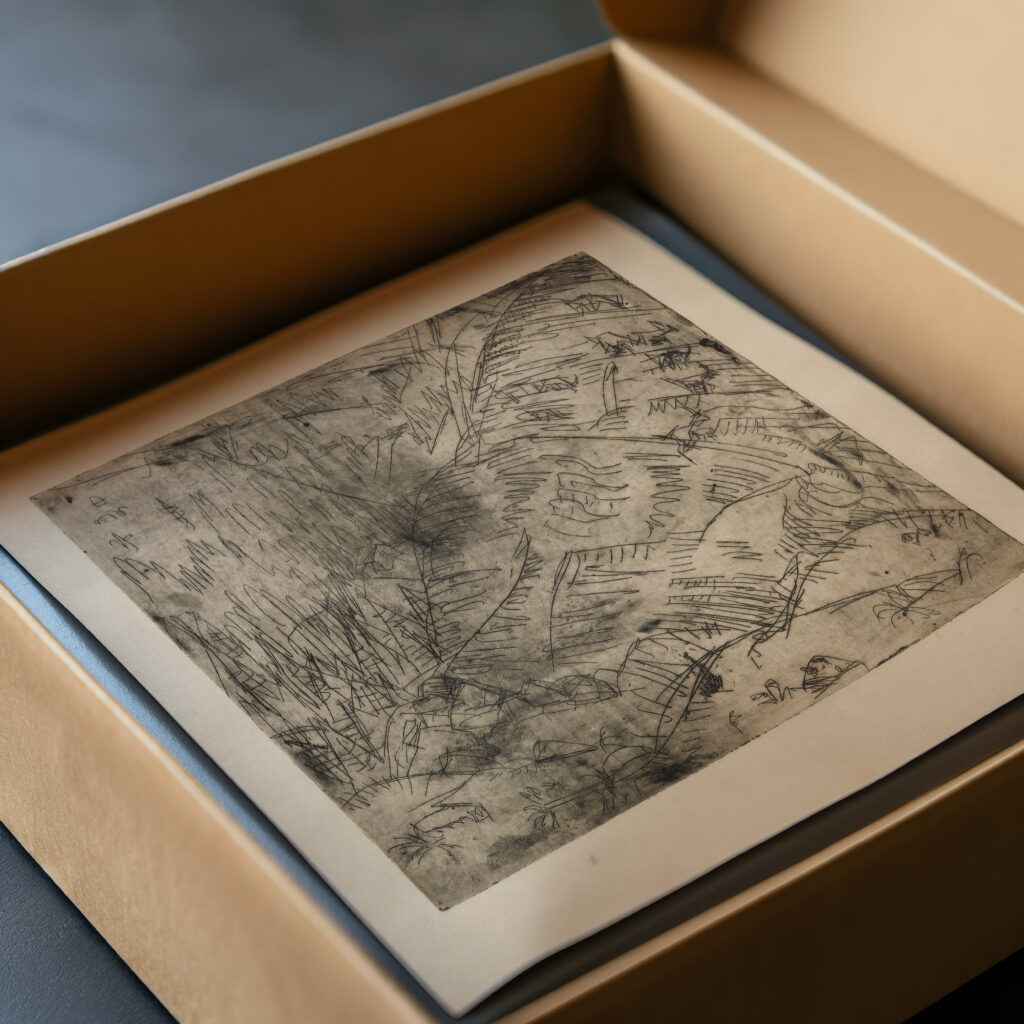 Berghang mit Ziegen 1920 Ernst Ludwig Kirchner video mockup