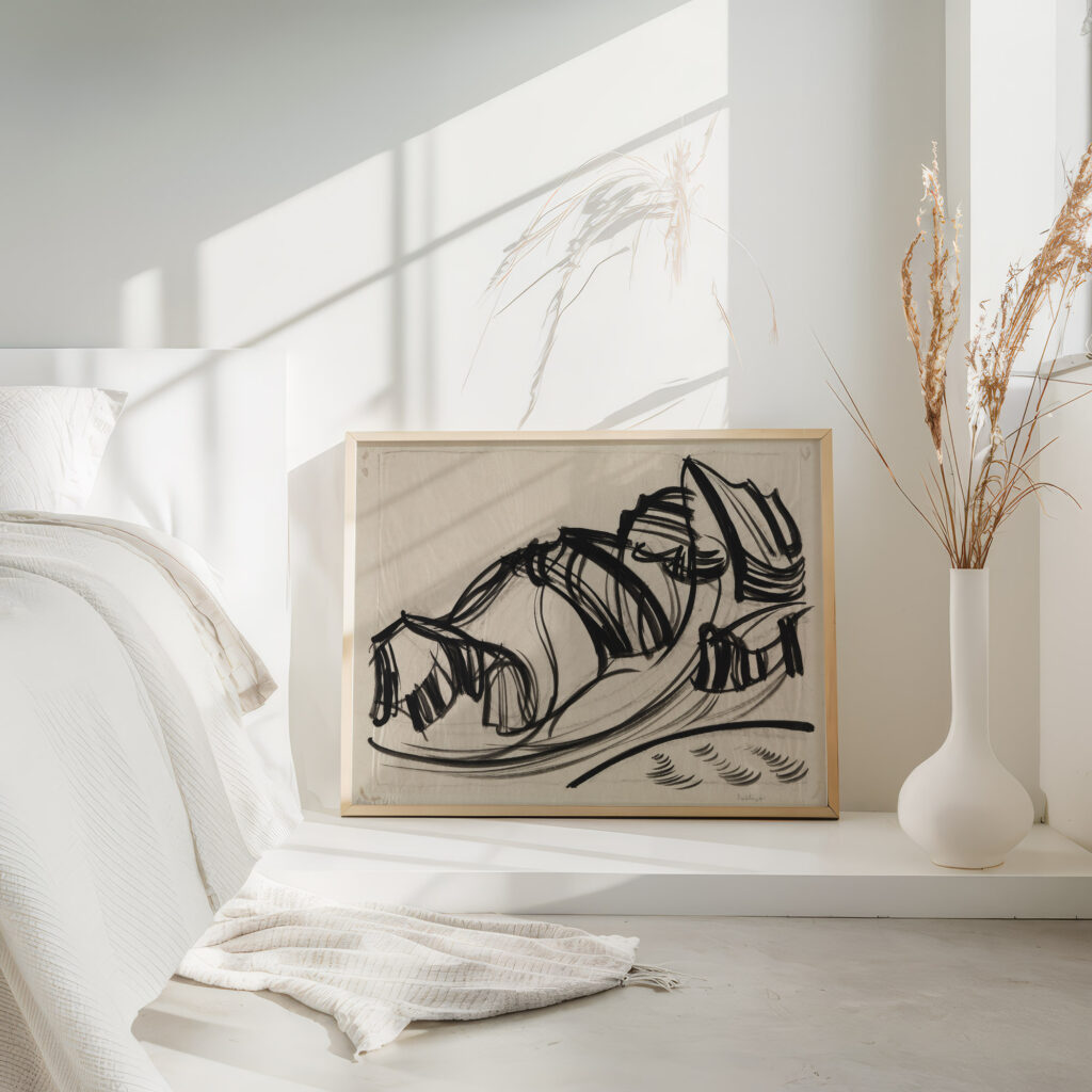 Berglandschaft August Babberger 4 mockup