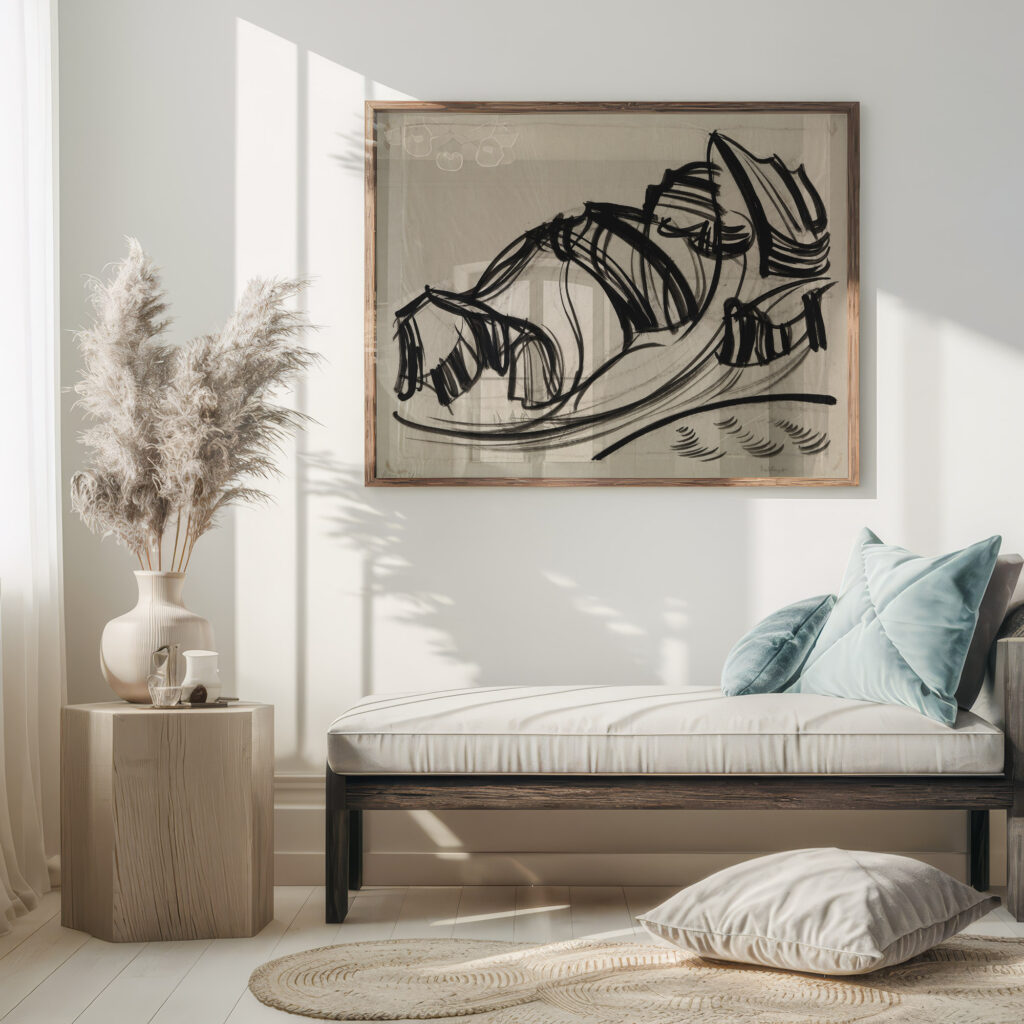 Berglandschaft August Babberger 5 mockup