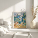 Berglandschaft I 1920 Oskar Moll 4 mockup