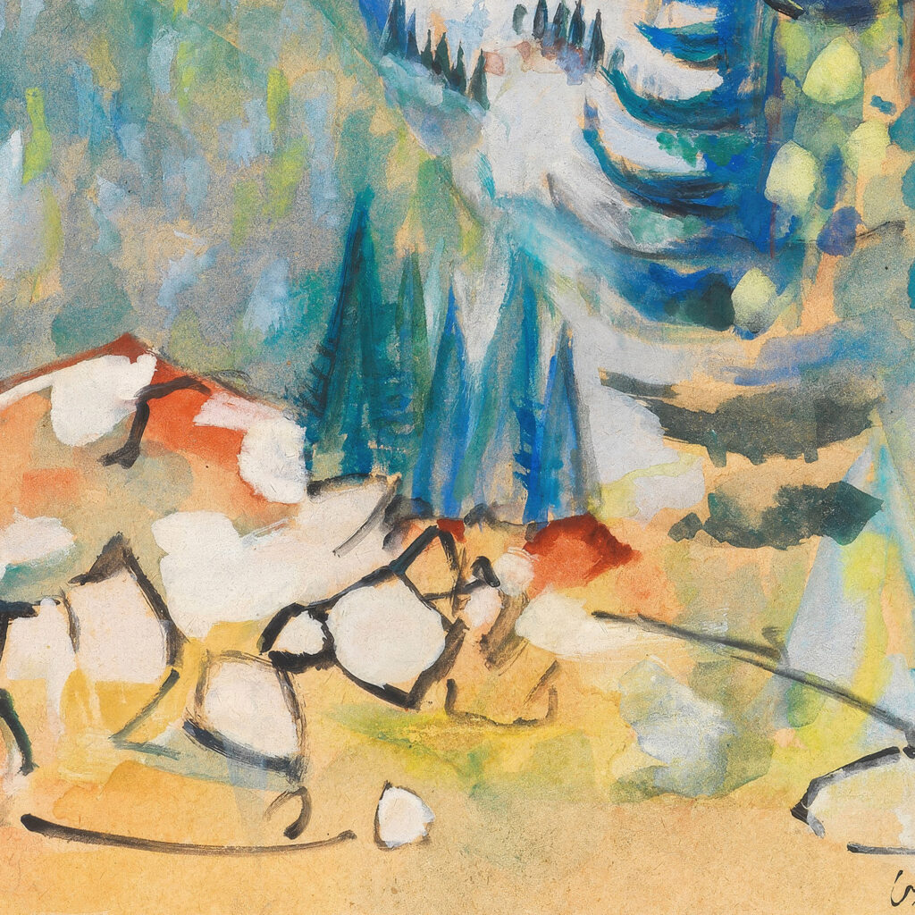 Berglandschaft I 1920 Oskar Moll 8 mockup