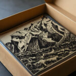 Berglandschaft im Bergell August Babberger video mockup