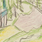 Berglandschaft mit Tannen 1919 Ernst Ludwig Kirchner 8 mockup