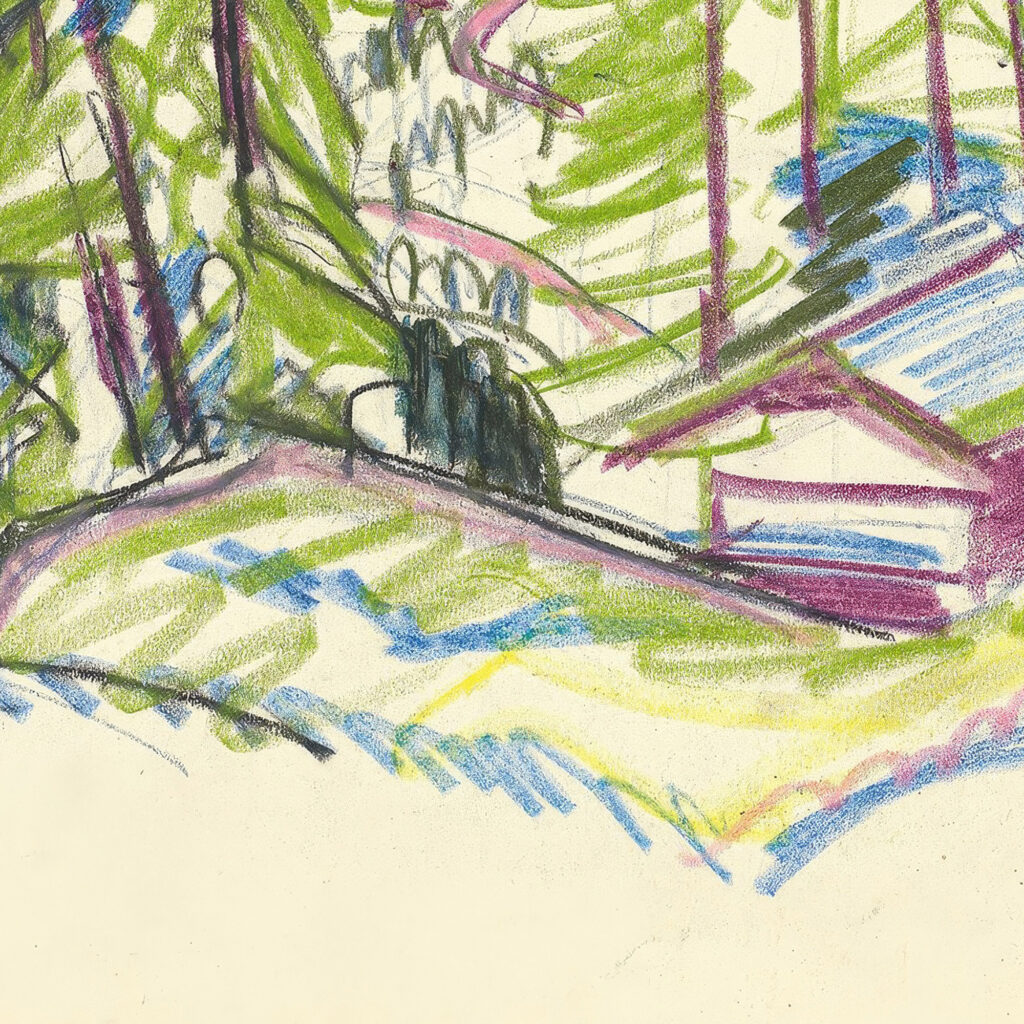 Berglandschaft von Clavadel Circa 1925 Ernst Ludwig Kirchner 8 mockup