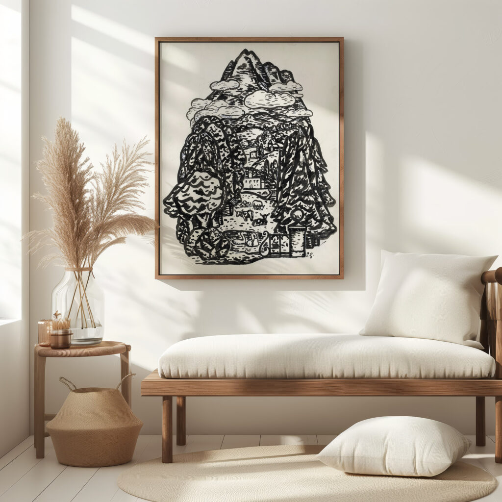 Berglandschap 1891 Leo Gestel 5 mockup