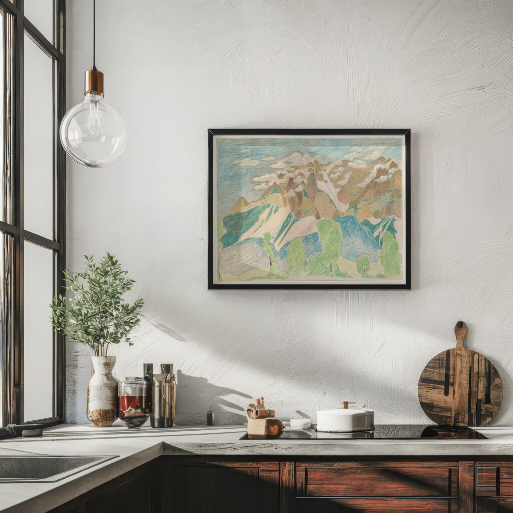 Berglandschap 1936 Reijer Stolk 6 mockup