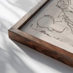 Bergtannen 1920 Ernst Ludwig Kirchner close up dark wood mockup