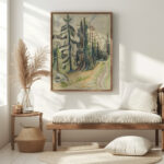 Bergtannen und Weg ca 1918 Ernst Ludwig Kirchner 5 mockup