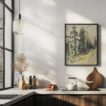 Bergtannen und Weg ca 1918 Ernst Ludwig Kirchner 6 mockup