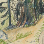 Bergtannen und Weg ca 1918 Ernst Ludwig Kirchner 8 mockup