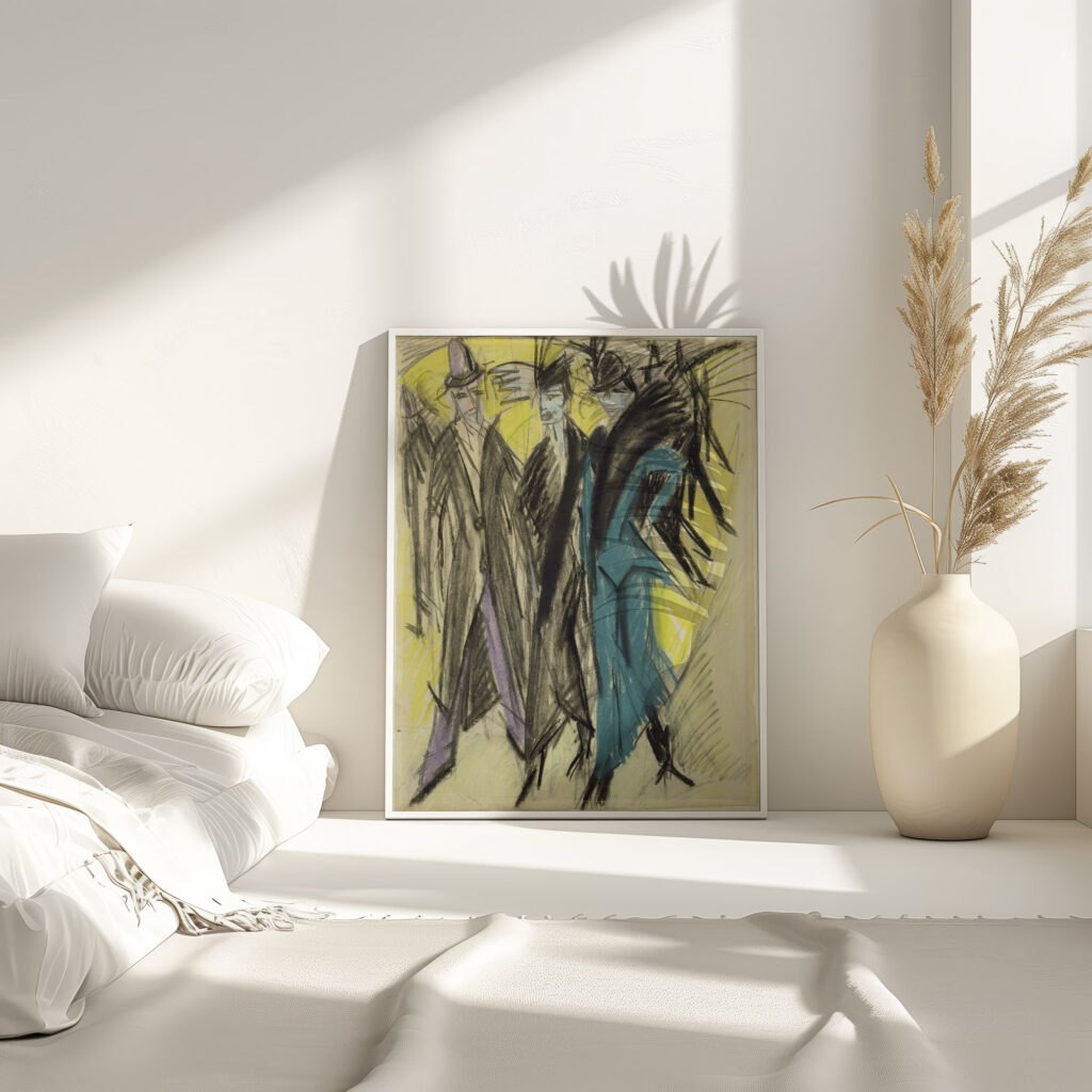 Berlin Street Scene ca. 1914 Ernst Ludwig Kirchner 4 mockup