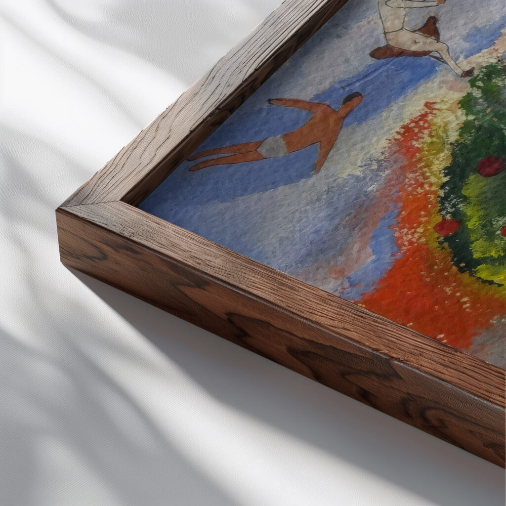 Bermuda Bound circa 1940 Gladys Kleinman close up dark wood mockup