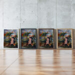 Bermuda Bound circa 1940 Gladys Kleinman framed posters mockup