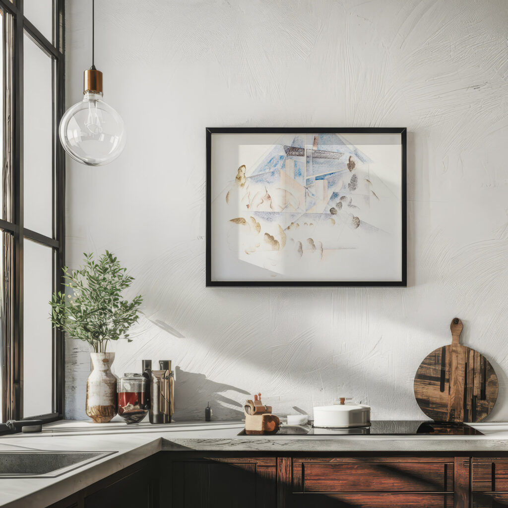 Bermuda Masts and Foliage 1917 Charles Demuth 6 mockup