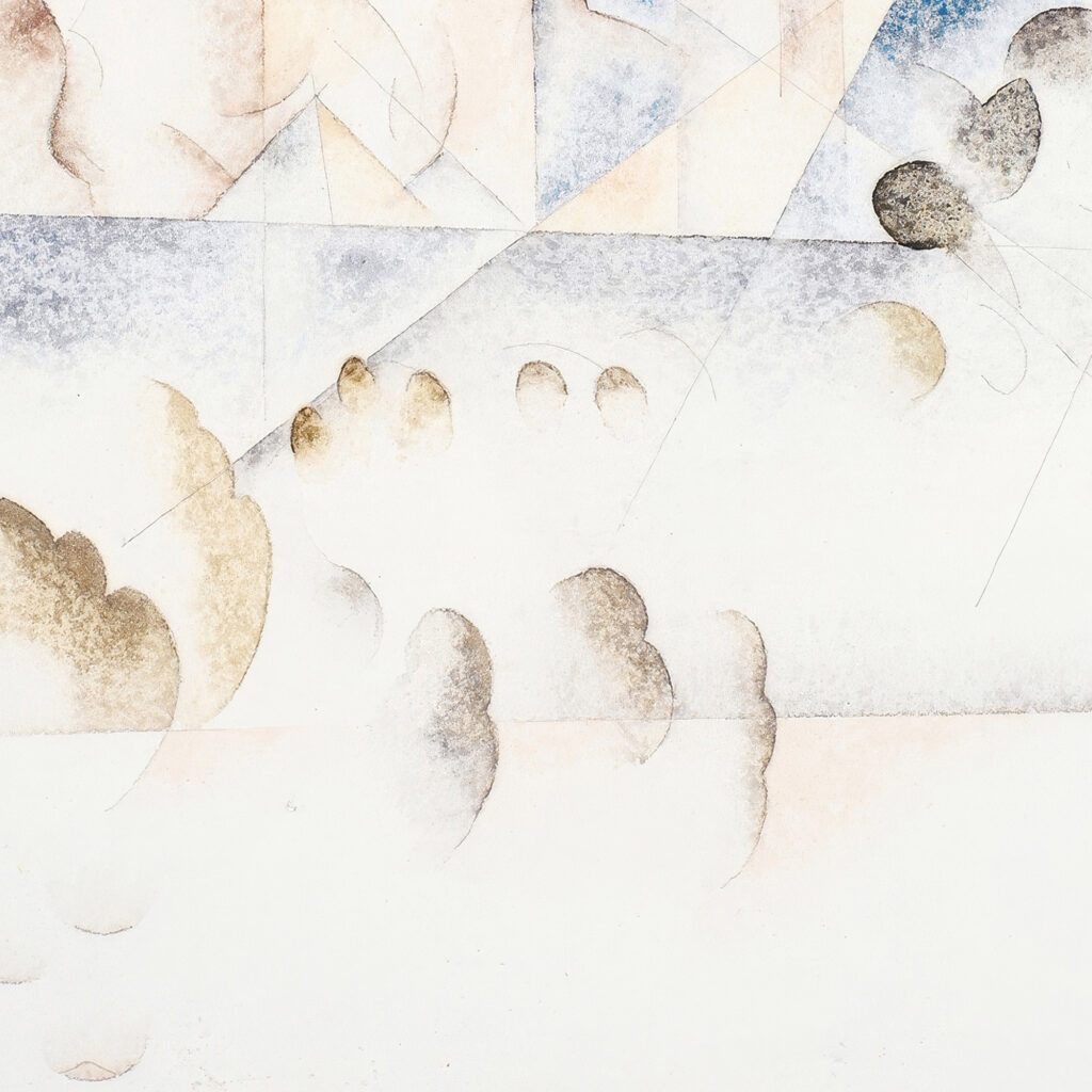 Bermuda Masts and Foliage 1917 Charles Demuth 8 mockup