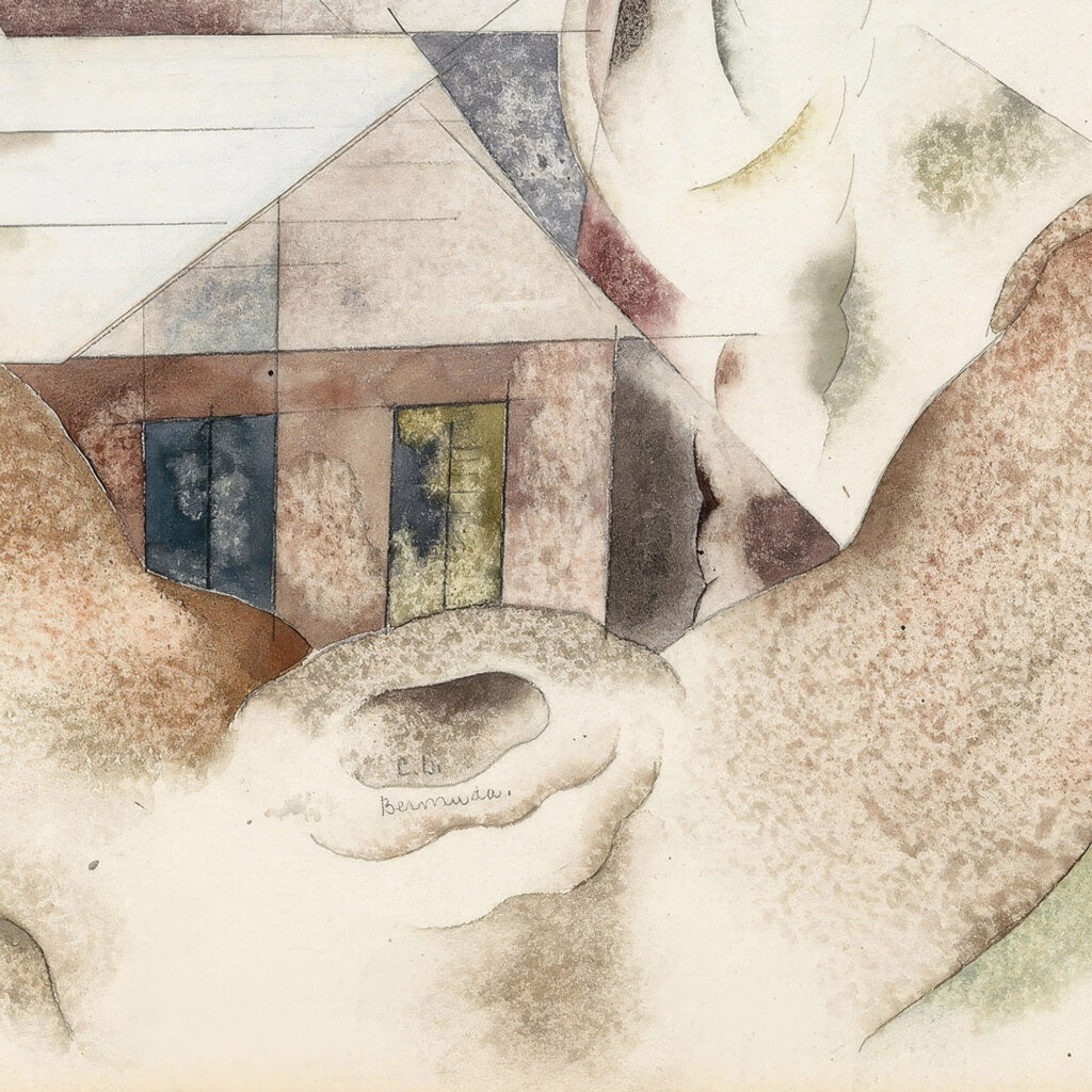 Bermuda No. 1 Tree and House 1917 Charles Demuth 8 mockup