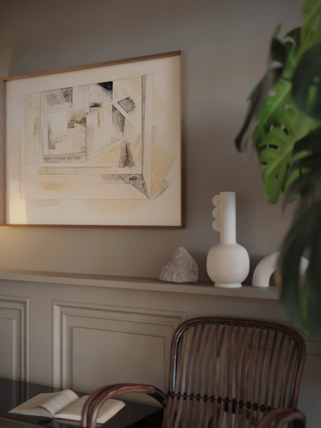 Bermuda Stairway 1917 Charles Demuth video mockup