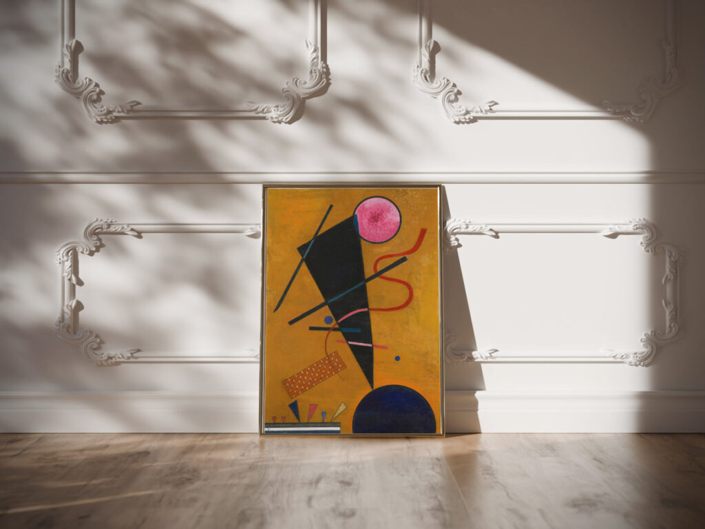 Beruhrung Contact 1924 Wassily Kandinsky video mockup