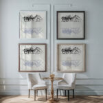 Betere in gemeenschap 1935 Leo Gestel framed posters mockup