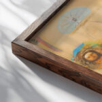 Bird and Fish and Other Things Associated with This 2002 2003 Tiit Paasuke close up dark wood mockup