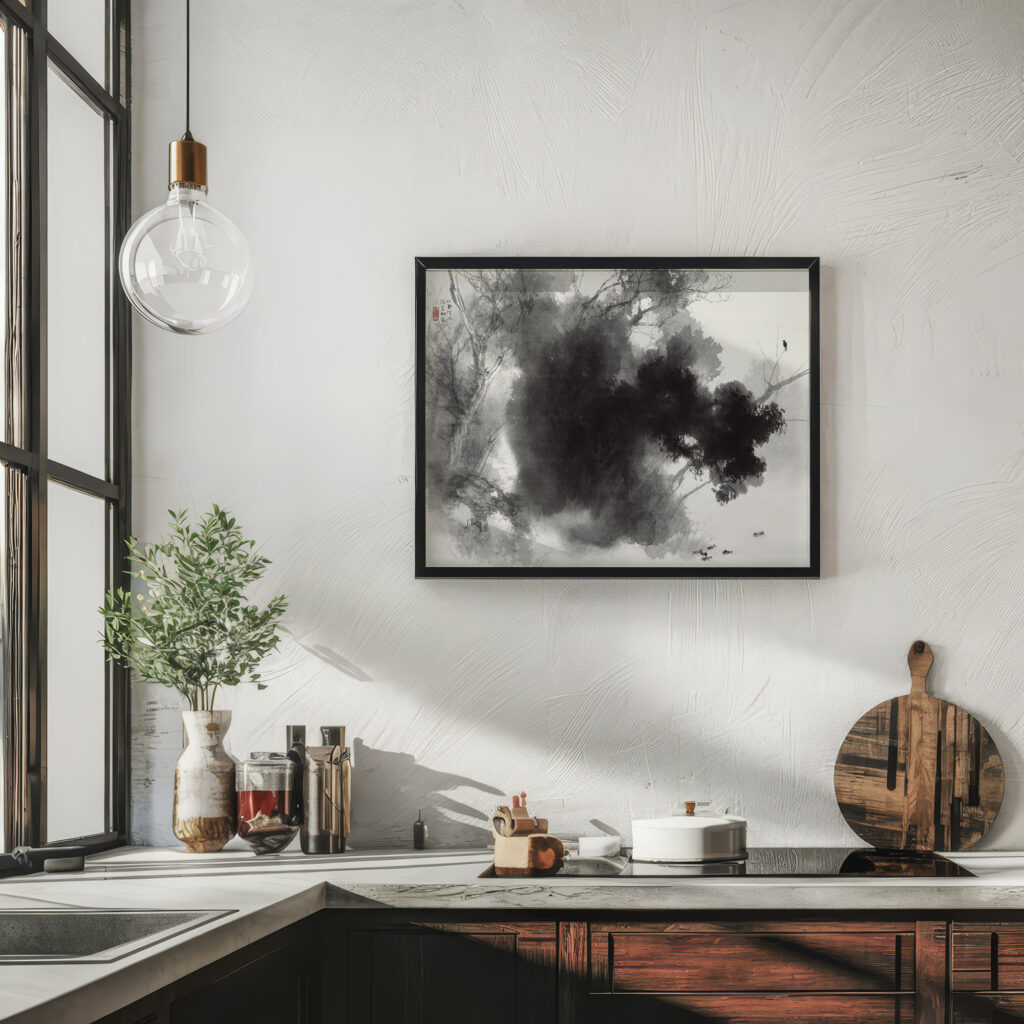 Birds at Roost 1937 Takeuchi Seiho 6 mockup