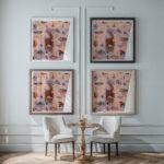 Birds of the Baltic Sea II 1989 Tiit Paasuke framed posters mockup