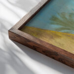 Biskra I 1932 Augusto Giacometti close up dark wood mockup