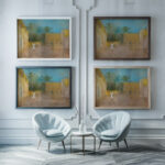 Biskra I 1932 Augusto Giacometti framed posters mockup