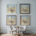 Bismarckfeier 1915 Lovis Corinth framed posters mockup