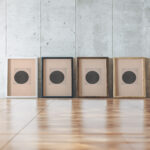 Black Circle 1916 Kazimir Malevich framed posters mockup