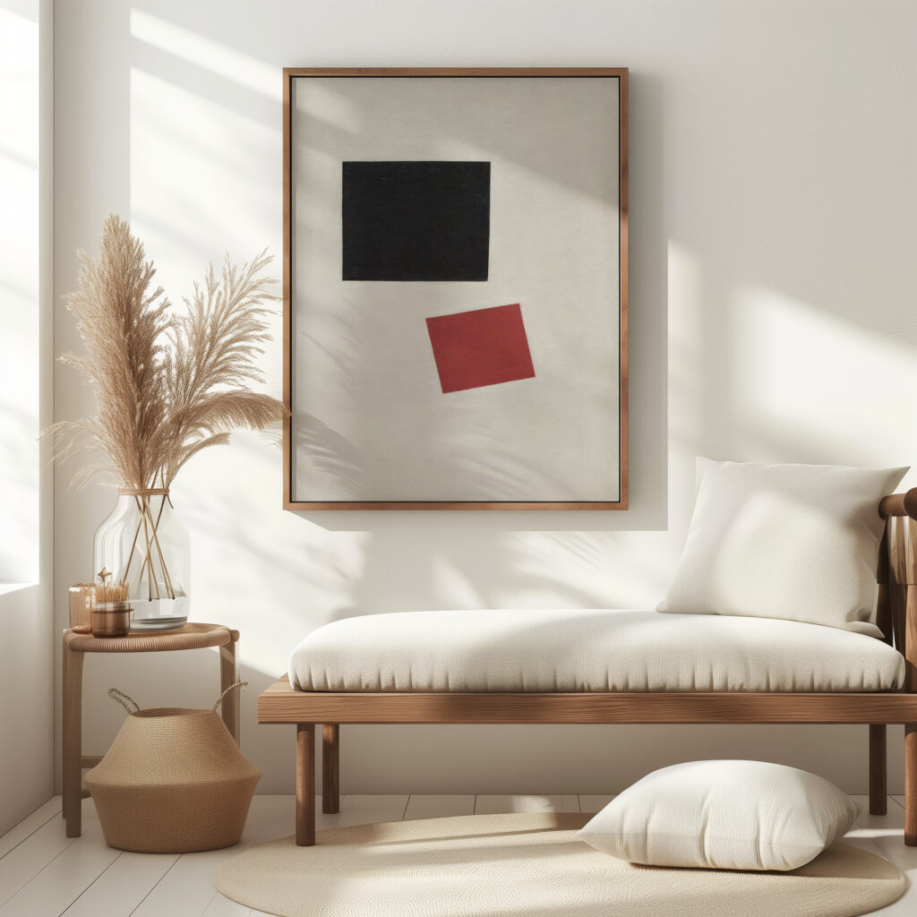 Black Square and Red Square 1915 Kazimir Malevich 5 mockup