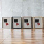 Black Square and Red Square 1915 Kazimir Malevich framed posters mockup