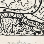 Blad met ondefinieerbare voorstelling 1891 Leo Gestel 8 mockup