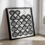 Blad met zeventien vignetten met verbeeldingen van de twaalf maanden en bloemen met meisjesgezichten 1830 Eugen Napoleon Neureuther 4 mockup