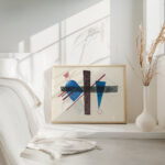 Blau in Rund und Spitz 1933 Wassily Kandinsky 4 mockup Blau in Rund und Spitz 1933 Wassily Kandinsky 4 mockup